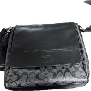 Authentic Coach Houston Map bag